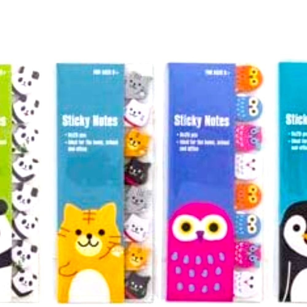 COPY - Animal Flag Sticky Notes